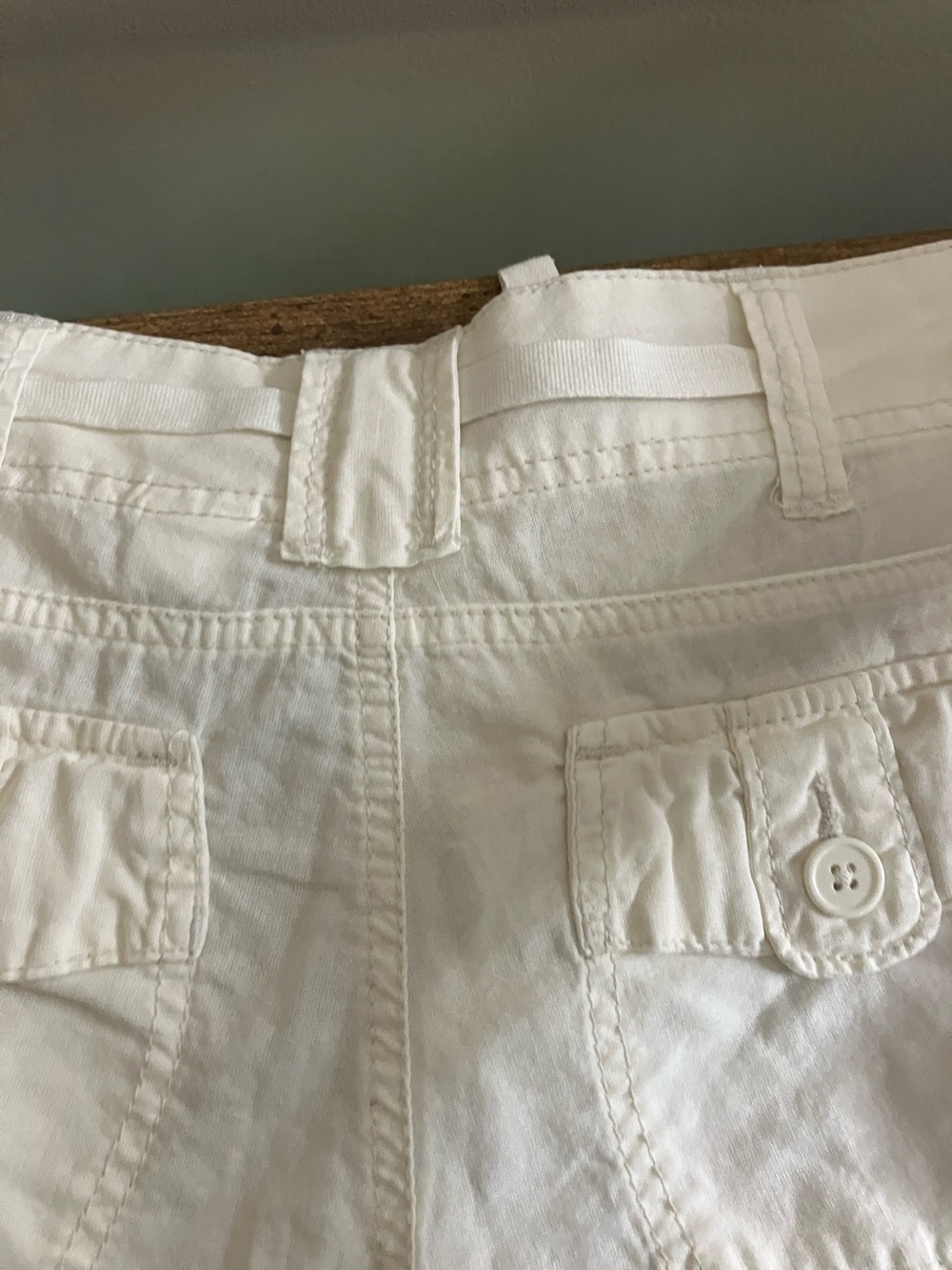 UNIONBAY White Drawstring Cargo Bermuda Shorts - Picture 11 of 13